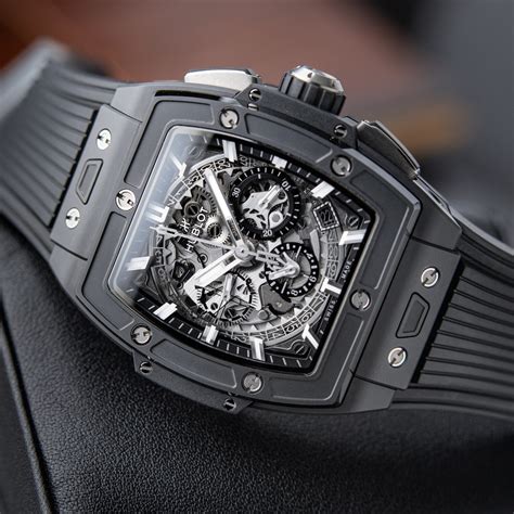 all black mechanical hublot|Hublot big bang black magic.